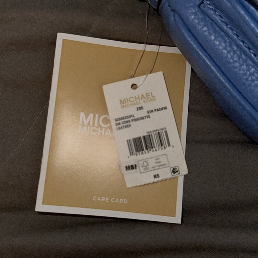 NWT Michael Kors Zoe Small Convertible Pouchette Bag - Picture 6 of 6